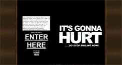 Desktop Screenshot of itsgonnahurt.com